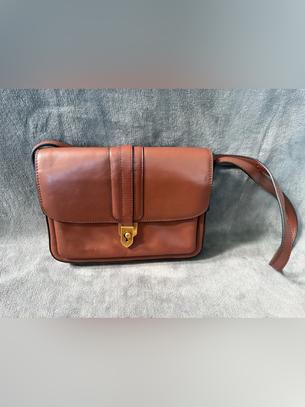 Banana Republic Leather Shoulder Bag Brown
